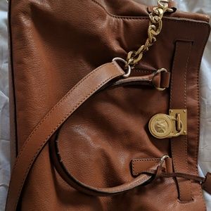 Michael Kors Large Leather Hamilton Tote